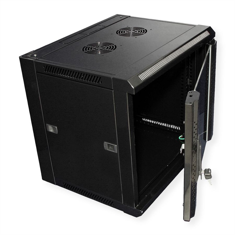 VALUE Armoire murale 9 UH (HxLxP) 500x570x450mm , noir