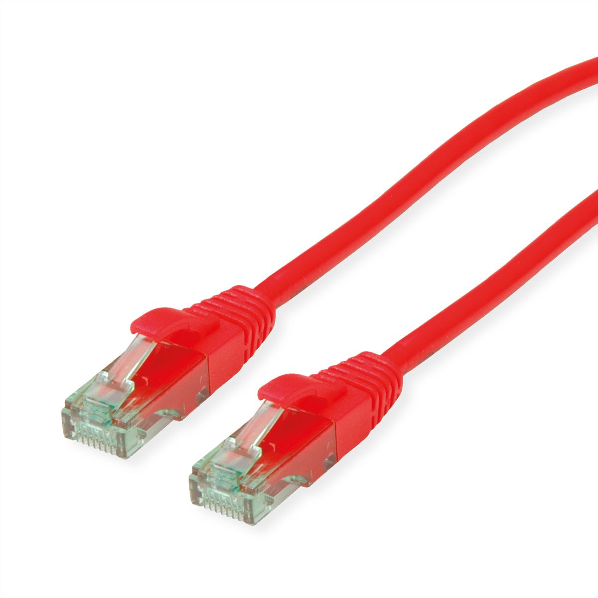 ROLINE RM Patchkabel Cat.6A UTP, rot, 1,5 m