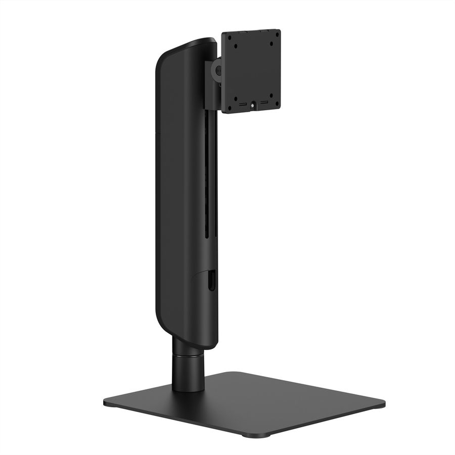 VALUE Schwerlast-LCD-Arm, freistehend, höhenverstellbar, 17-49 Zoll, bis 18 kg, schwarz