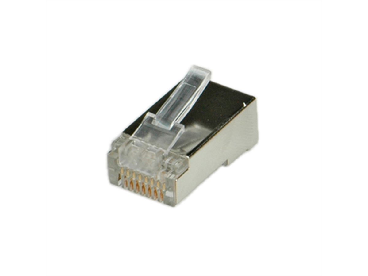 ROLINE Modular-Plug geschirmt, Cat.5e (Class D), 10 Stck