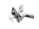 ROLINE Support double LCD, vérin à gaz, 5 articulations, fixation sur bureau, 17-23", jusqu'à 2x 9 kg, argent