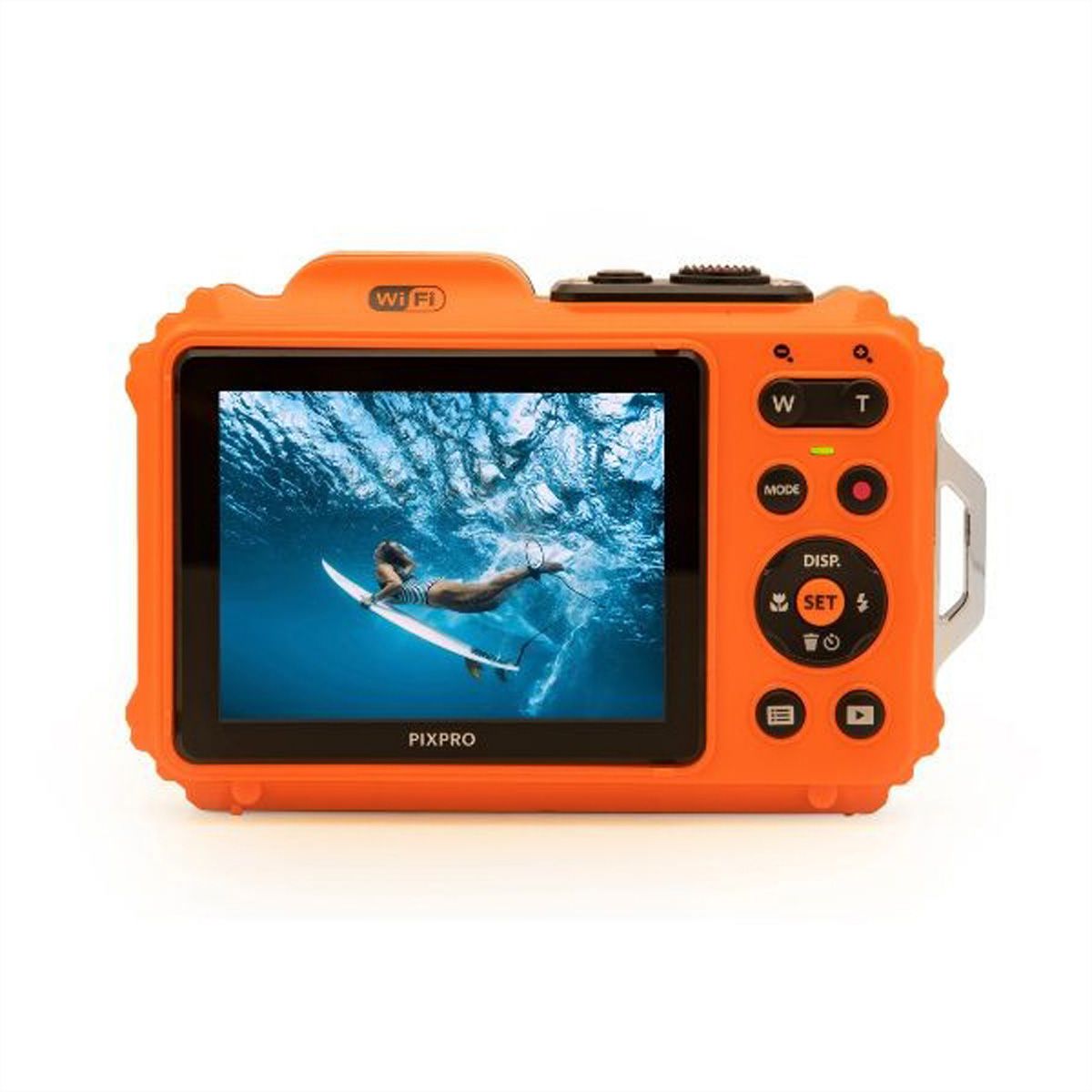 Kodak Unterwasserkamera WPZ2, orange, 4x opt. Zoom, 15m, 16MP, WiFi, HD Video