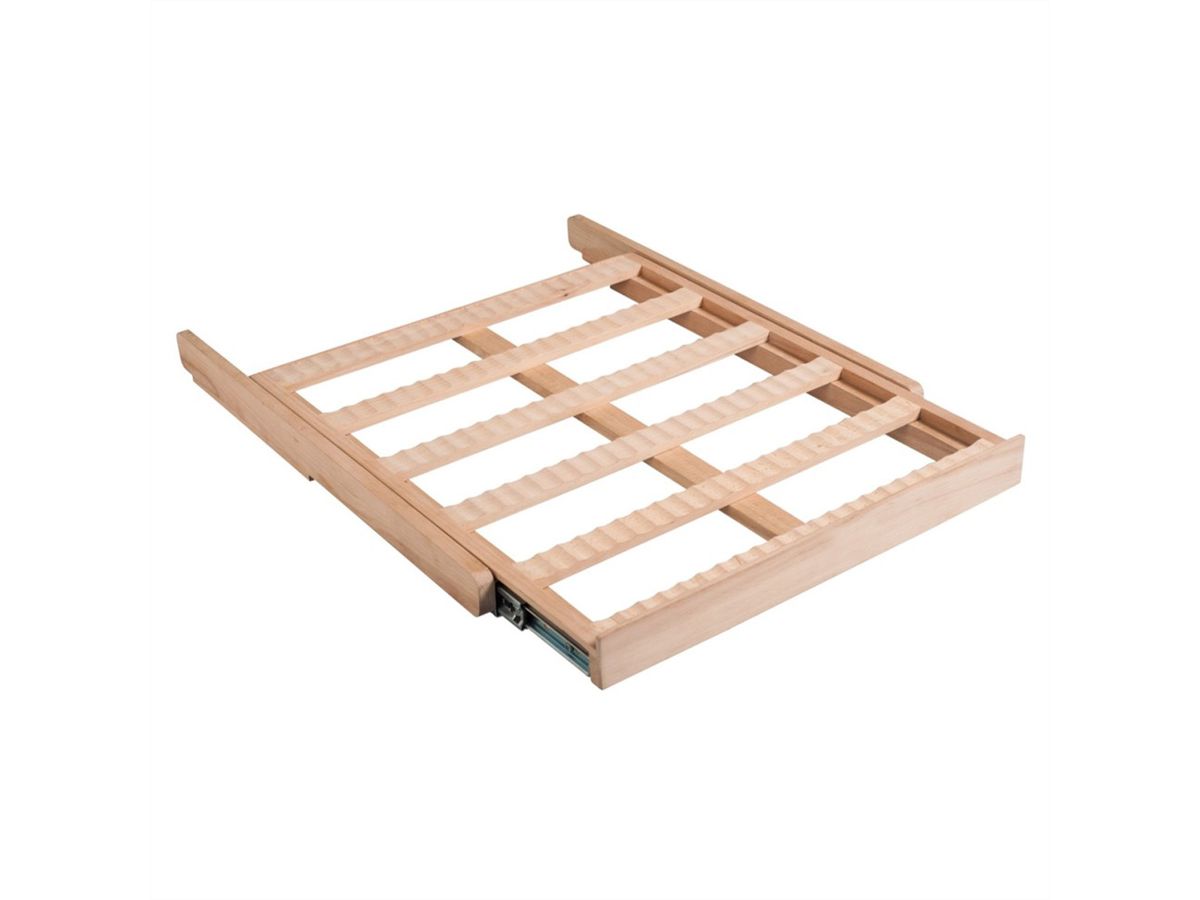 Schiebe-Multiformatregal CLATRAD10, Buchenholz, CTVE-, MCE- & CTPE-