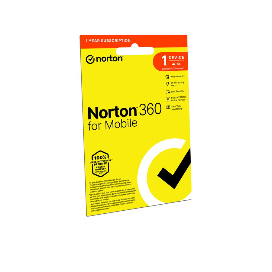 Norton 360 Mobile 1 Device, 12 Mois