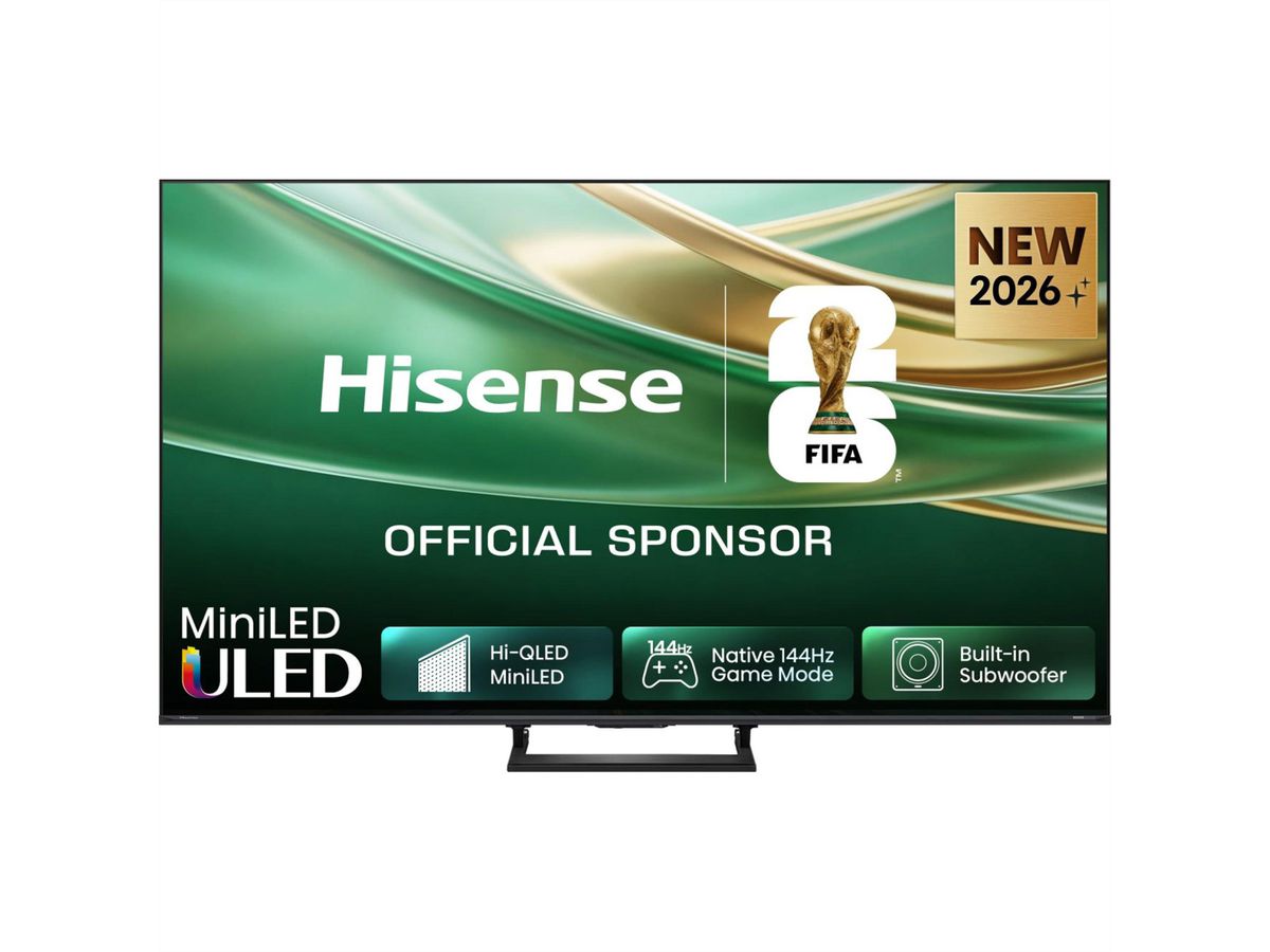 Hisense TV 75E8S 75", Mini-LED 4K, 144Hz, 600 Nits