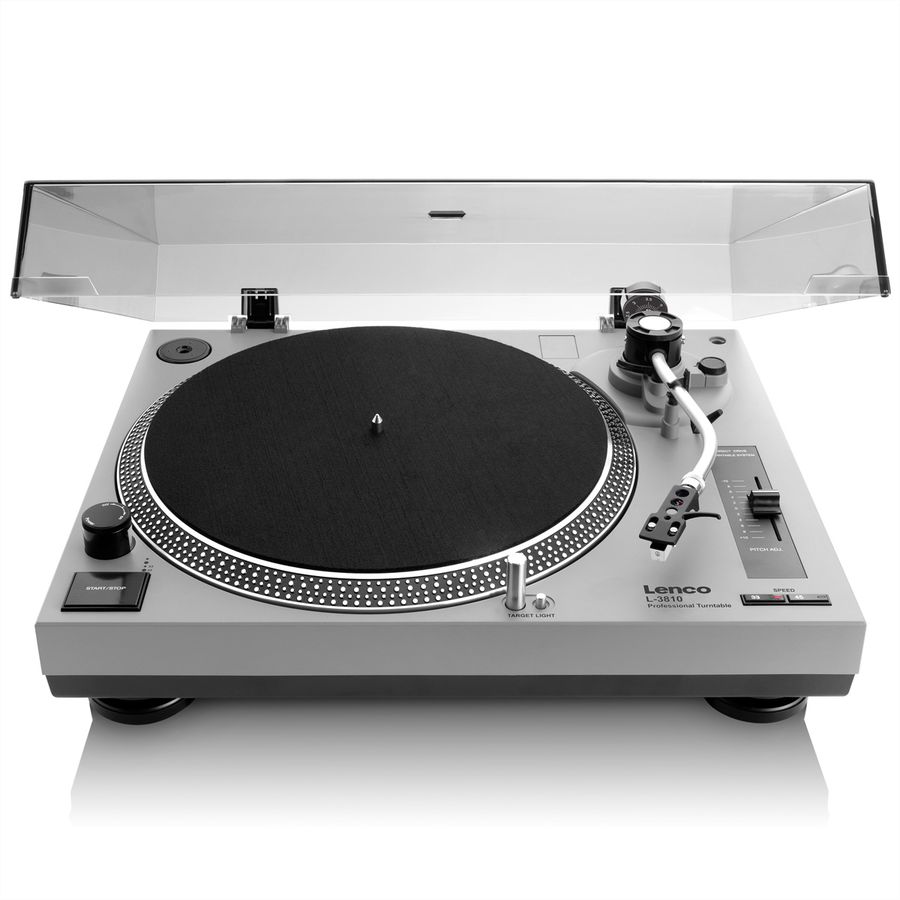 Lenco Platine vinyle L-3810GY, gris