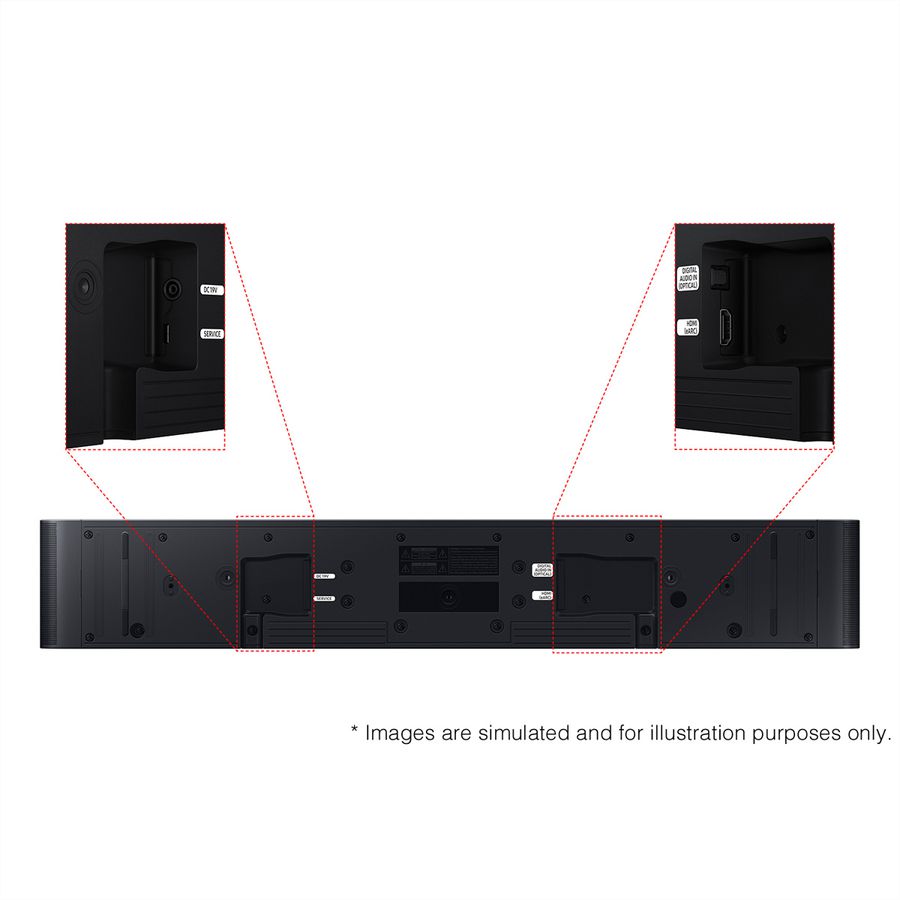 Samsung Soundbar HW-S60D, noir