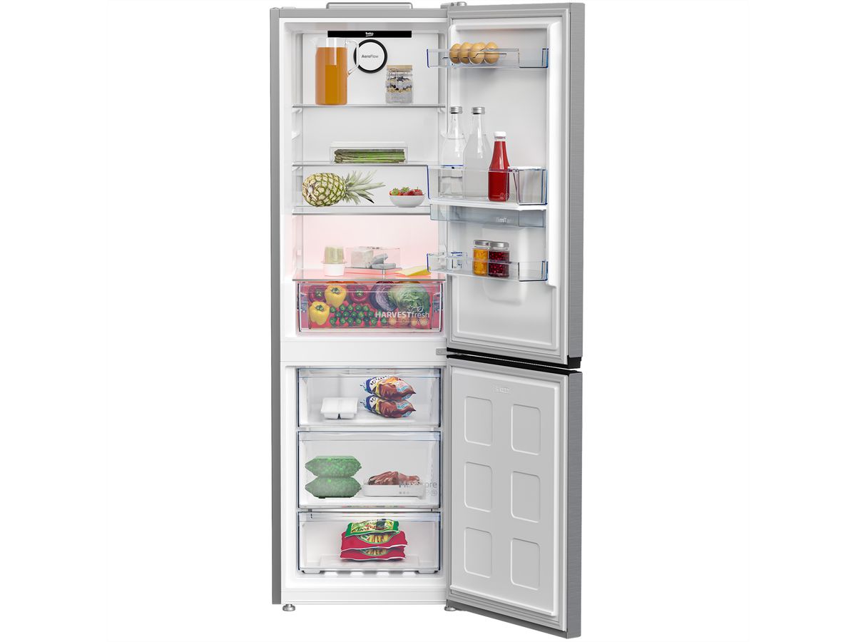Beko Kühl-Gefrierkombination KG510, 316l, E, Inox