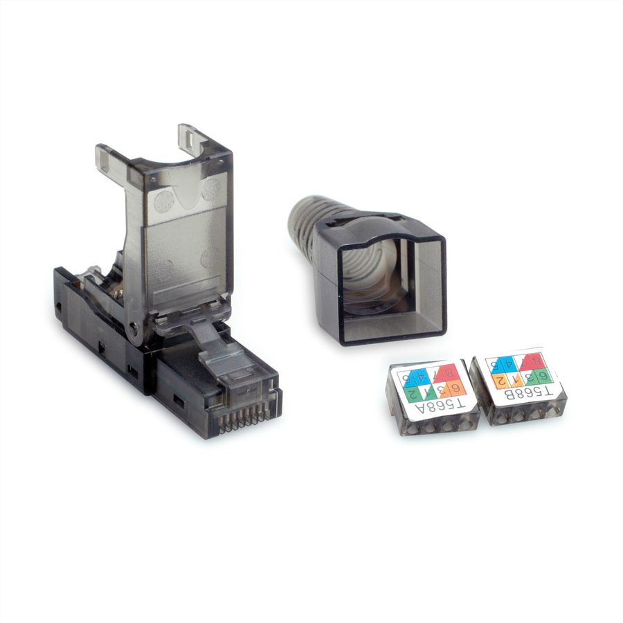 VALUE Connecteur RJ-45 à confectionner Cat.6 (Classe E) , UTP
