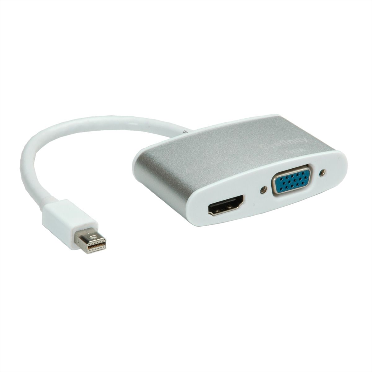 ROLINE Adaptateur Mini DisplayPort - HDMI/VGA 4K