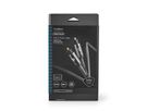 Nedis Optisches Audiokabel, 2x Toslink, ST/ST, grau, 5 m