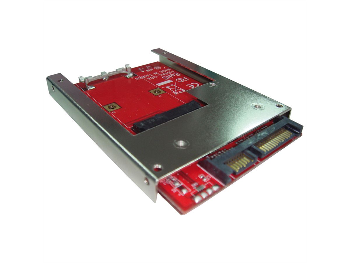 ROLINE Adapter mSATA SSD zu 2.5 SATA 22pin