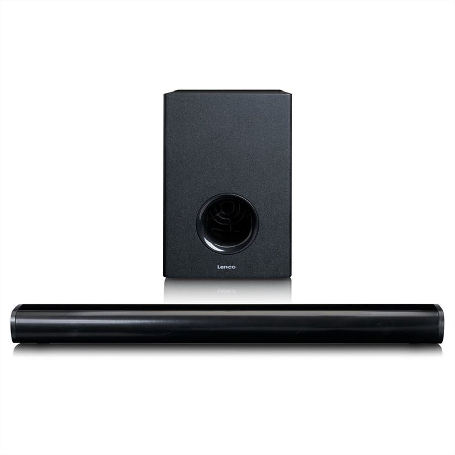 Lenco Barre de son avec subw. SBW-801BK, noir, HDMI