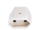 BACHMANN Prise femelle plate Euro 2,5A/250VAC, blanc