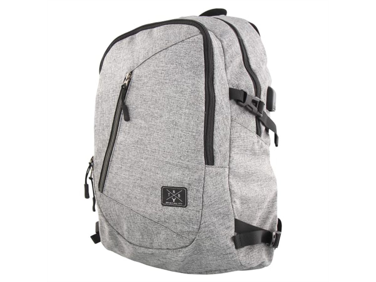 T'nB Sac à dos BPWILD, gris, port USB, 14 - 16"