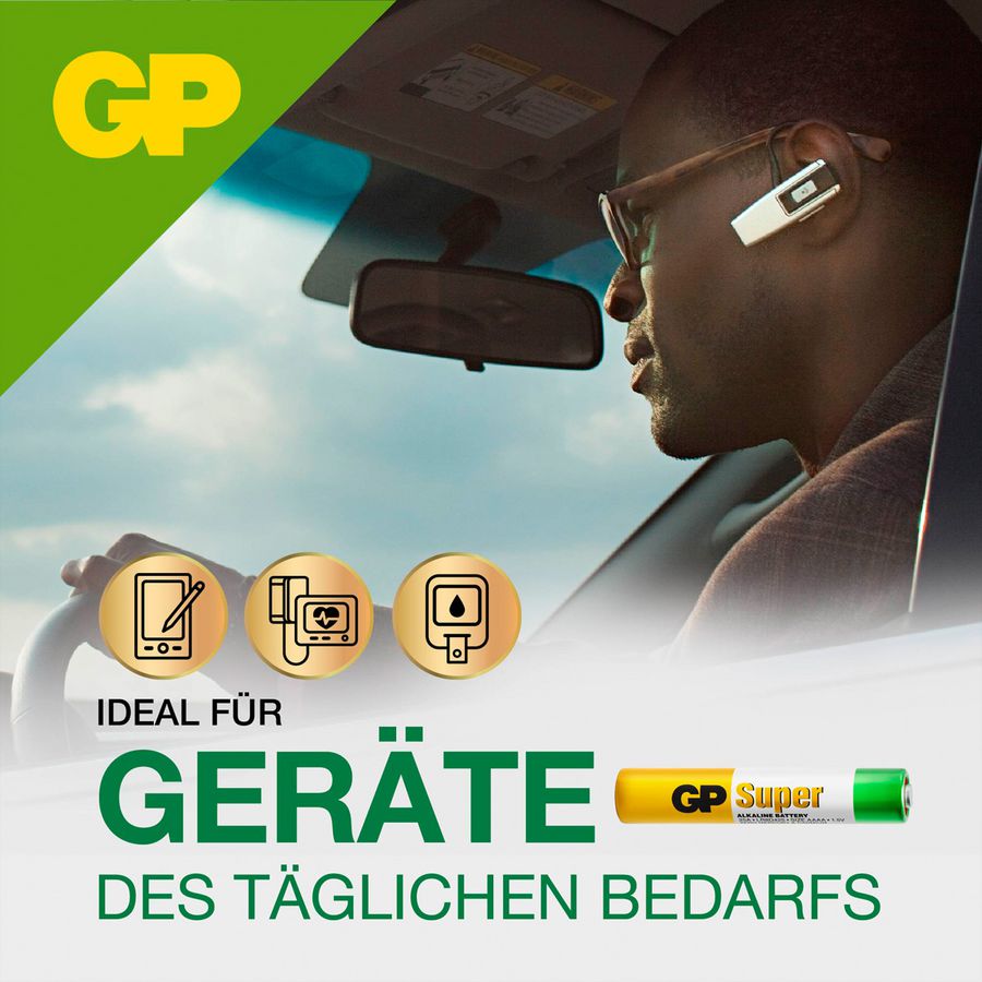 GP Batterie Super Alkaline AAAA 2x, 1,5V