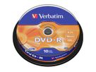 Verbatim DVD-R Spindle 4.7GB 16x 10 Pack