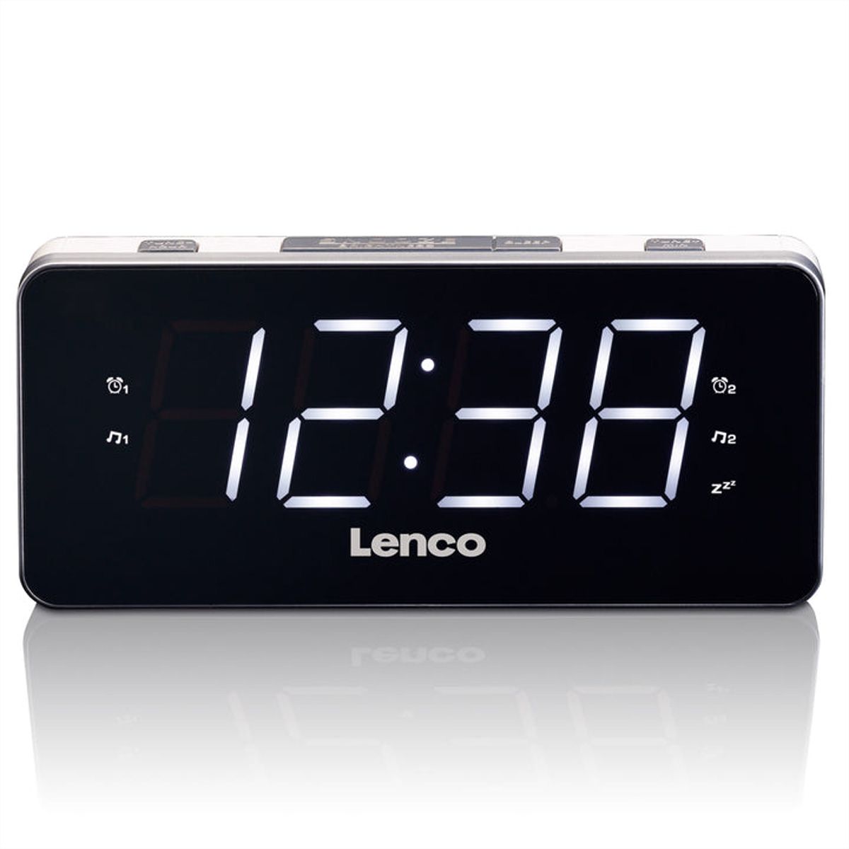 Lenco Radiowecker CR-18 White, Weiss
