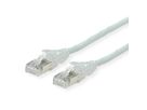 DÄTWYLER Patchkabel Kat.6A (Class EA) S/FTP, CU 7702 flex LSOH, AMP v2, gekreuzt, grau, 10 m