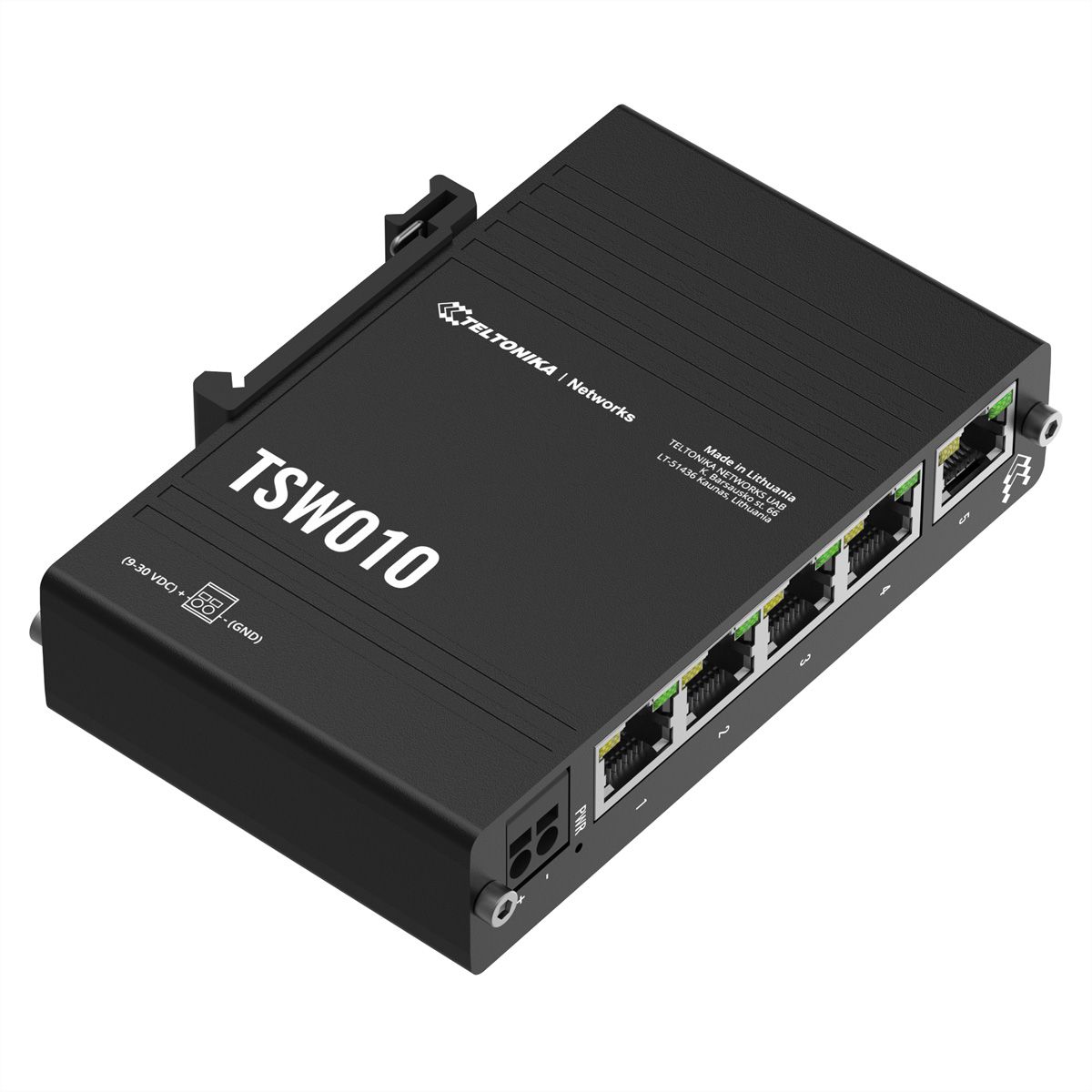 TELTONIKA TSW010 Switch Gigabit Rail DIN