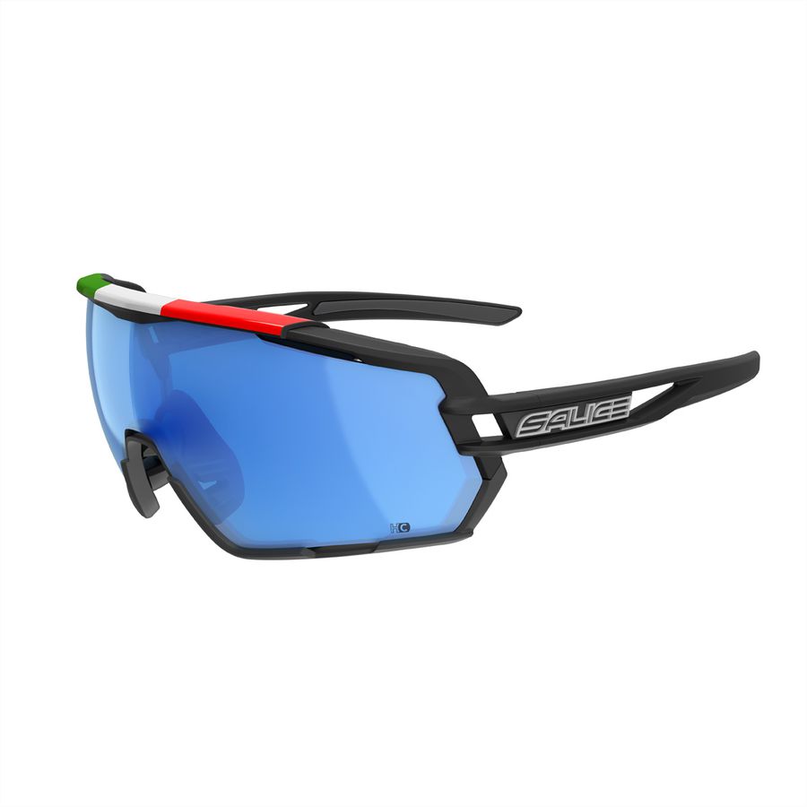 Salice Occhiali Sportbrille 020ITA, Black ITA / RW Blue