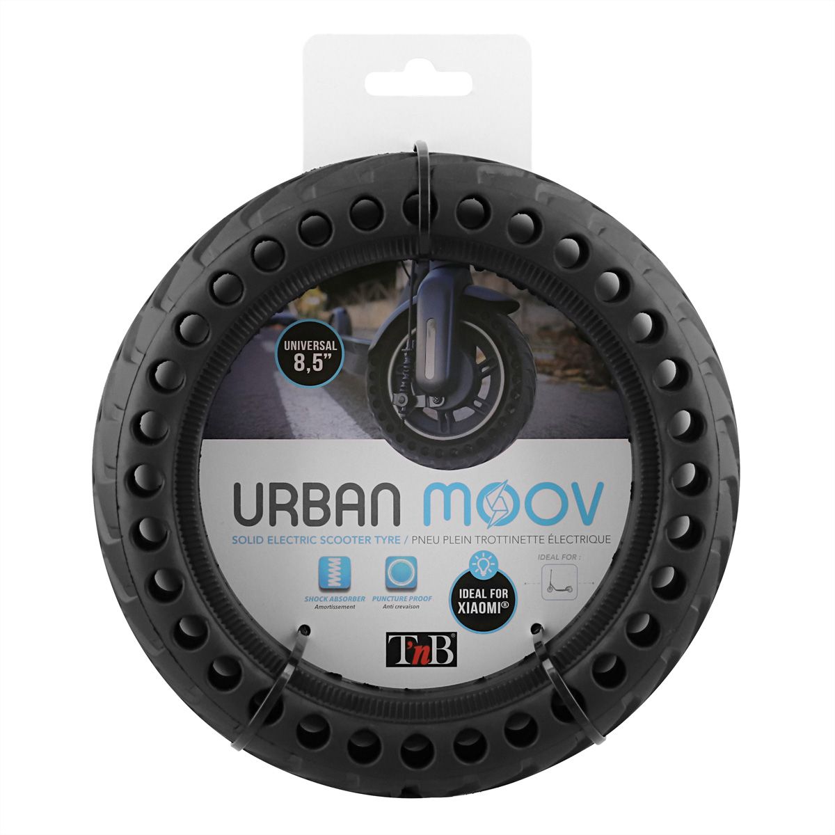 T'nB Urban Moov Pneu de rechange 8,5, compatible avec tous les scooters électriques 8,5