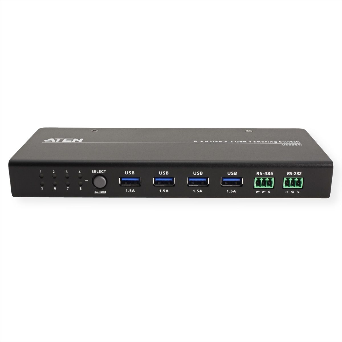 ATEN US3384I Commutateur partagé USB 3.2 Gen 1, 8 x 4