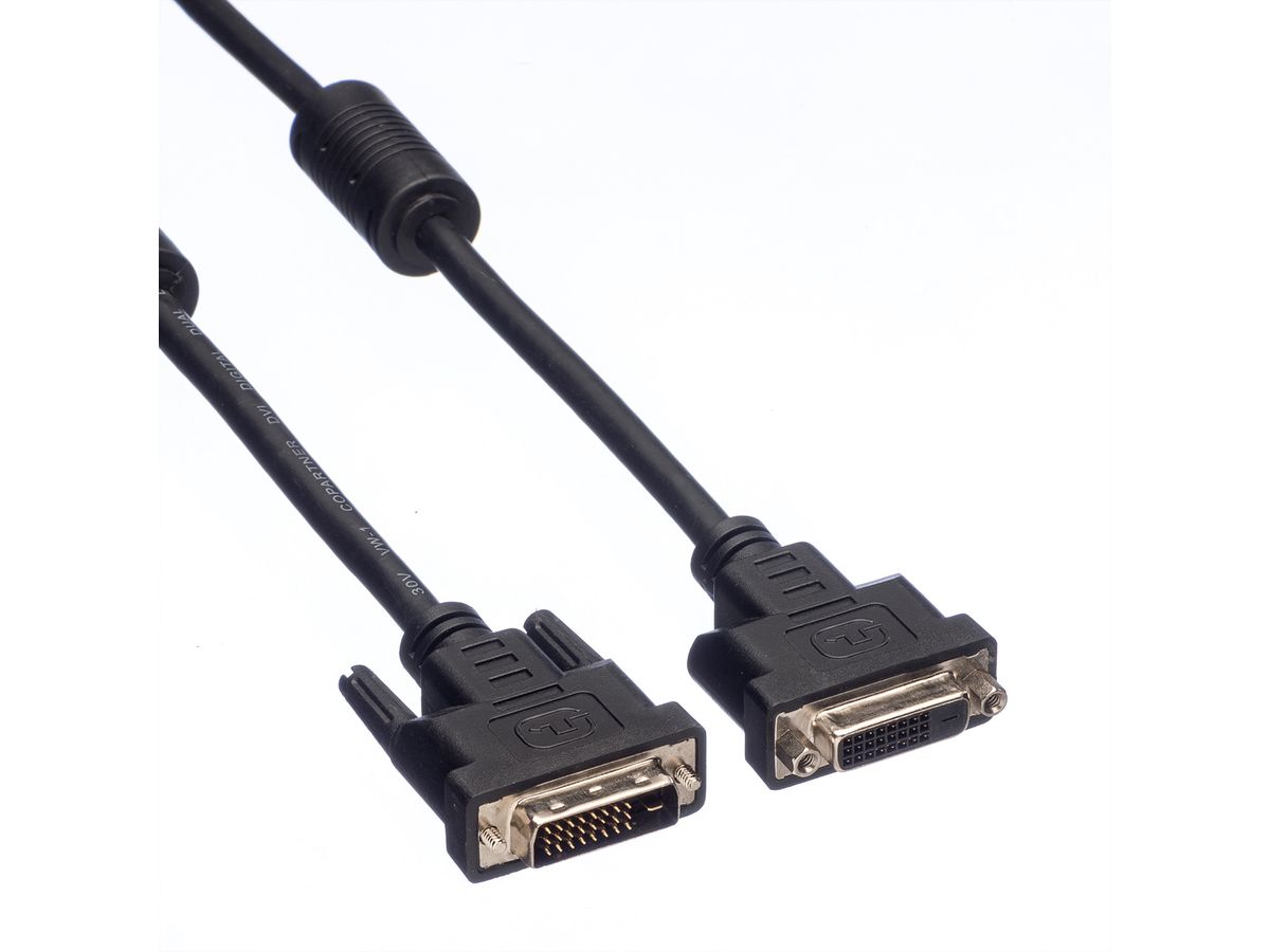 VALUE Câble DVI, DVI M-F, (24+1) dual link, 5 m