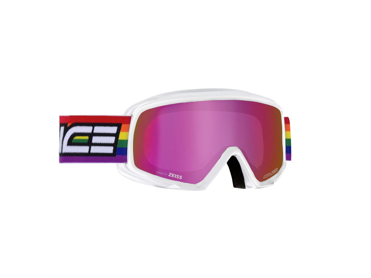 Salice Occhiali Skibrille 608DACRXPF, White-Purple / Dacrx P S2-S3->S4