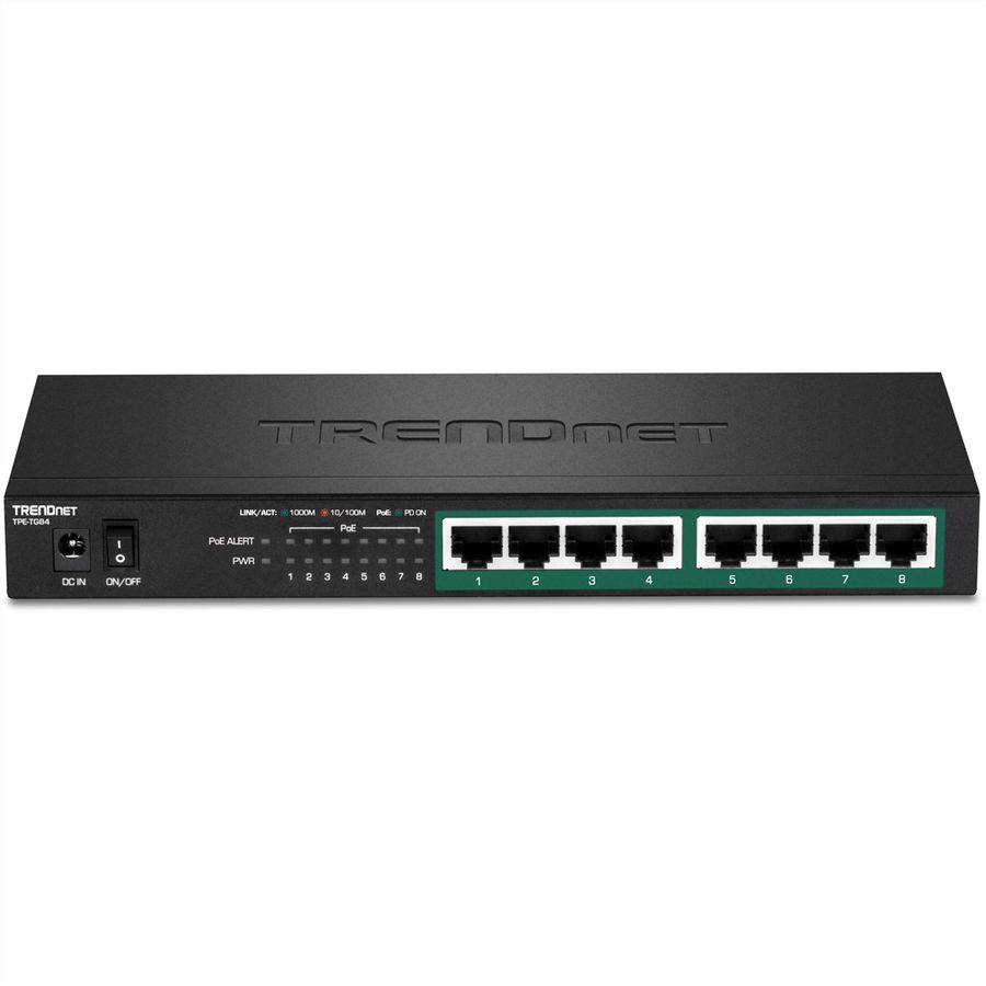 TRENDNET TPE-TG84 Switch PoE+ Gigabit à 8 ports
