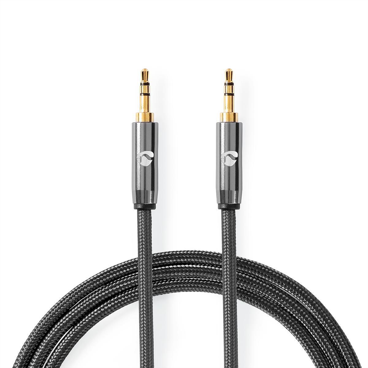 Nedis 3.5mm Verbindungskabel ST / ST, grau, 5 m