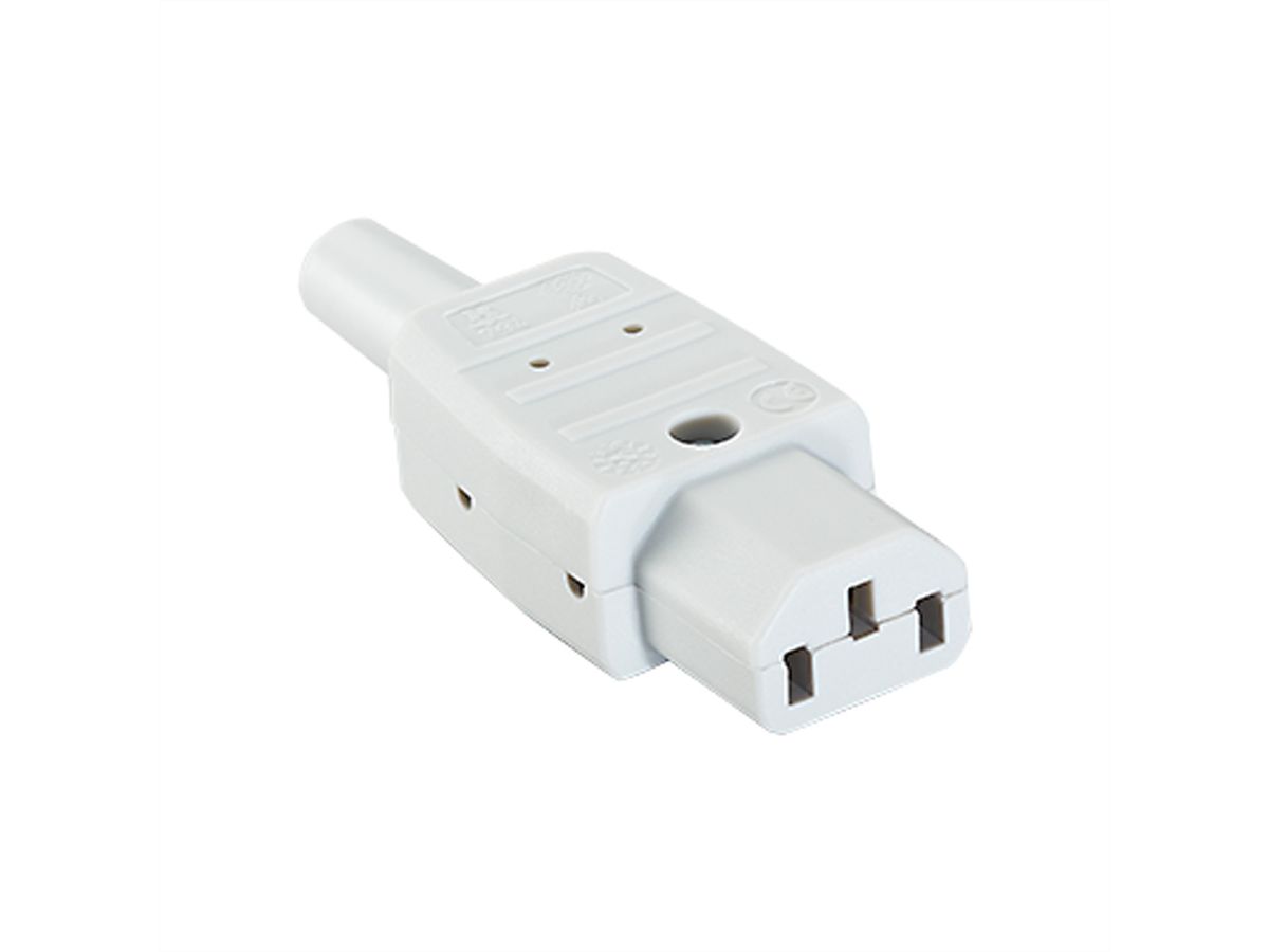 BACHMANN Kaltgerätedose Typ 794 70°C, Hellgrau