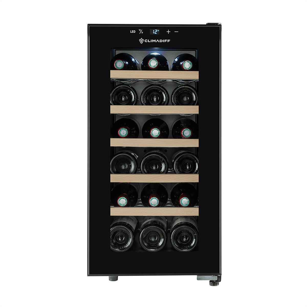Climadiff Armoire à vin CUVEE18, Autonome, 1 zone, 18 bouteilles
