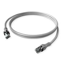 Cordon EasyLan DualBoot PushPull IP20, Cat.6 (Classe E), gris, 1 m