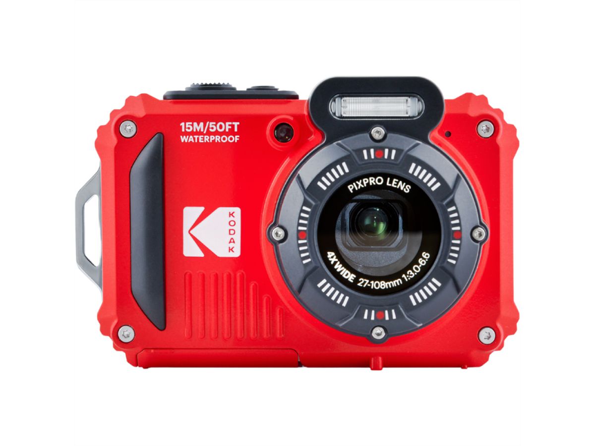 Kodak Unterwasserkamera WPZ2RD Bundle, inkl. 2nd Batterie + micro 16Go SD card