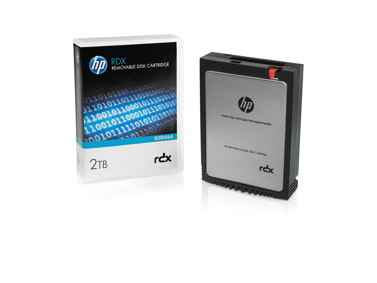 HPE RDX Cartridge 2 TB (Q2046A), Wechseldatenträger-Kassette 2TB/4TB