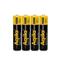 Aqiila USB-C Batterie AAA 4x, 600 mAh, 1,5 V