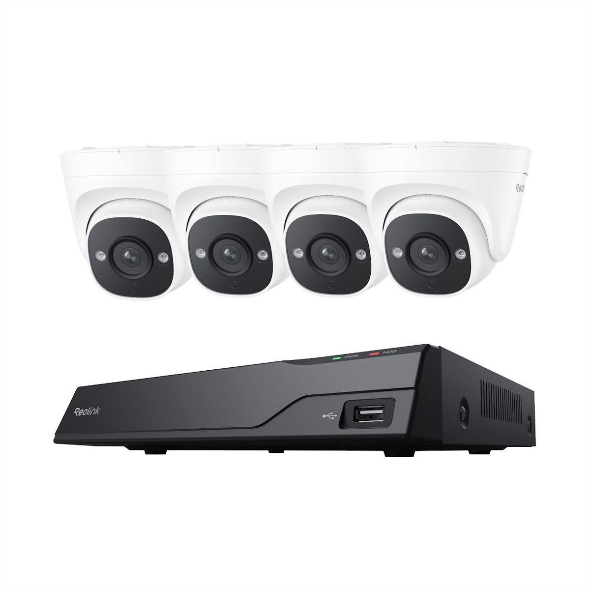 Reolink NVS8-5MD4 Kamera Kit 8-CH, 4x P324 5 MP4, inkl. 2 TB HDD