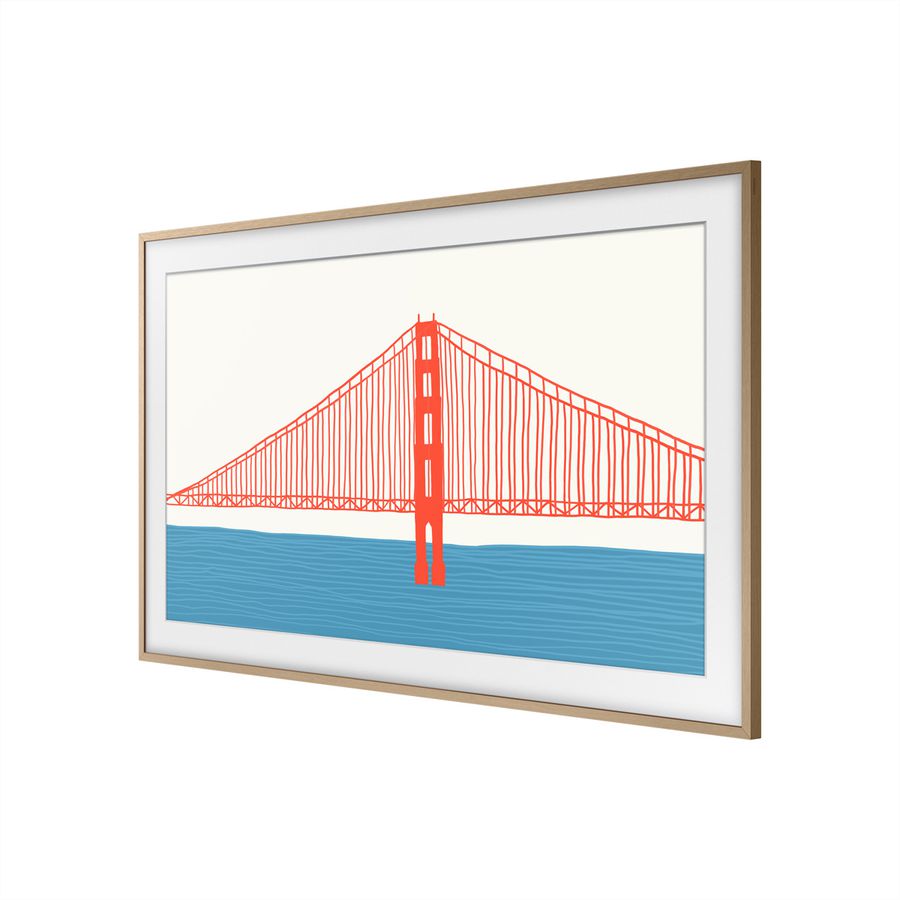 Samsung Wechselrahmen zu Frame Pro 65", Teak