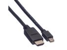 VALUE Mini DisplayPort Câble, Mini DP - HDTV, M/M, noir, 4,5 m