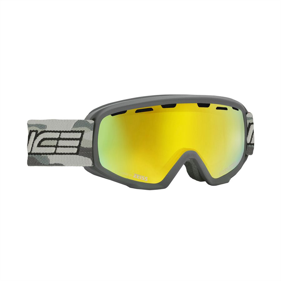 Salice Occhiali Junior Skibrille, Charcoal Camo / Dav RW Yellow