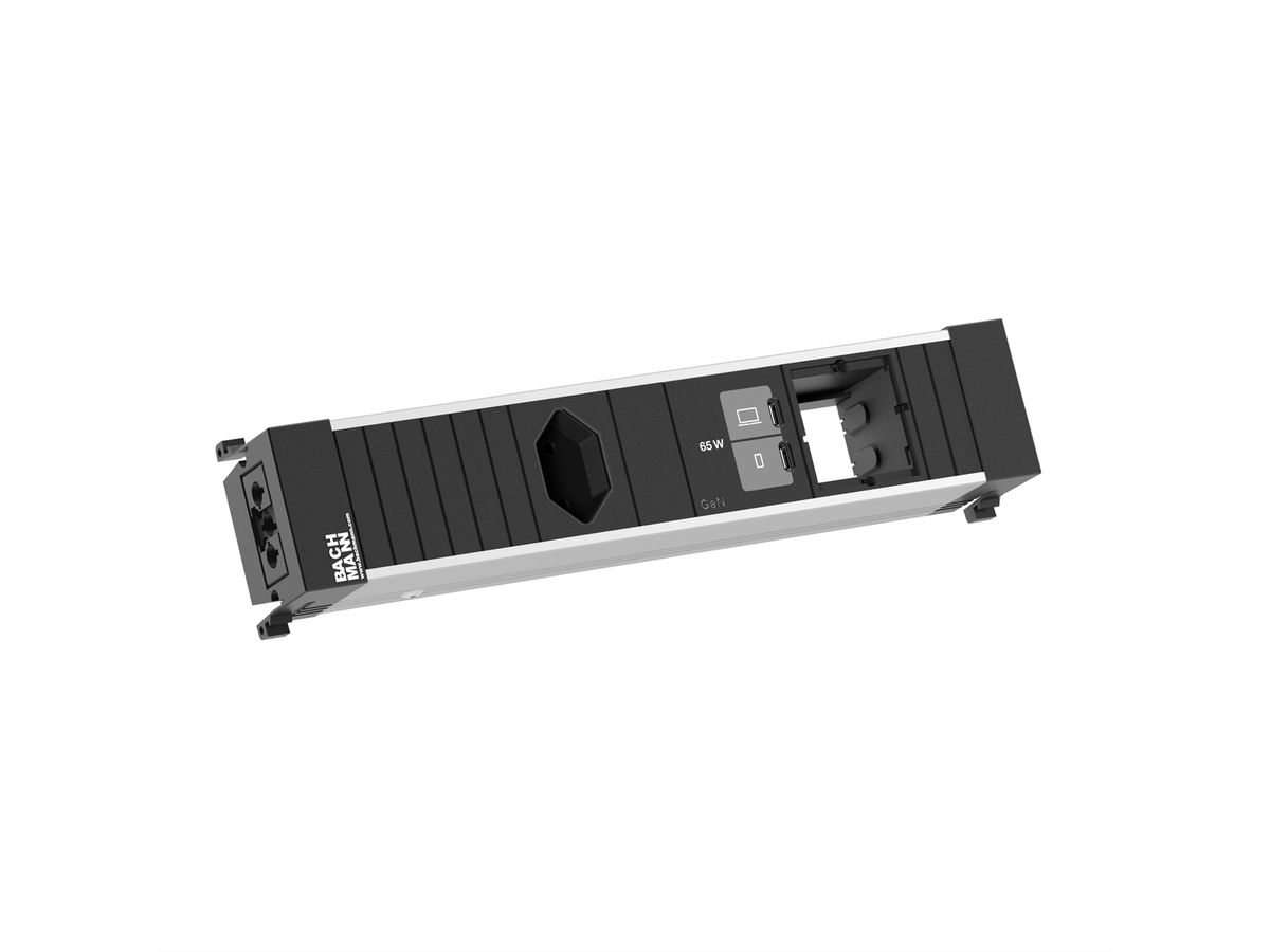 BACHMANN CONFERENCEF M 1xCH 0°, 1xUSB C/C 65W 1xCM