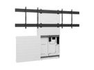 Hagor Medienstele CON-Line Big W, Boden-Wand, Dual, 65 - 75"
