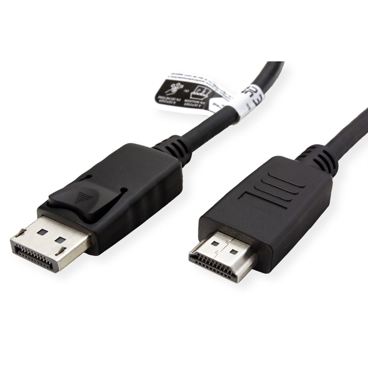 ROLINE RM DisplayPort Kabel DP - HDTV, ST/ST, schwarz, 3 m