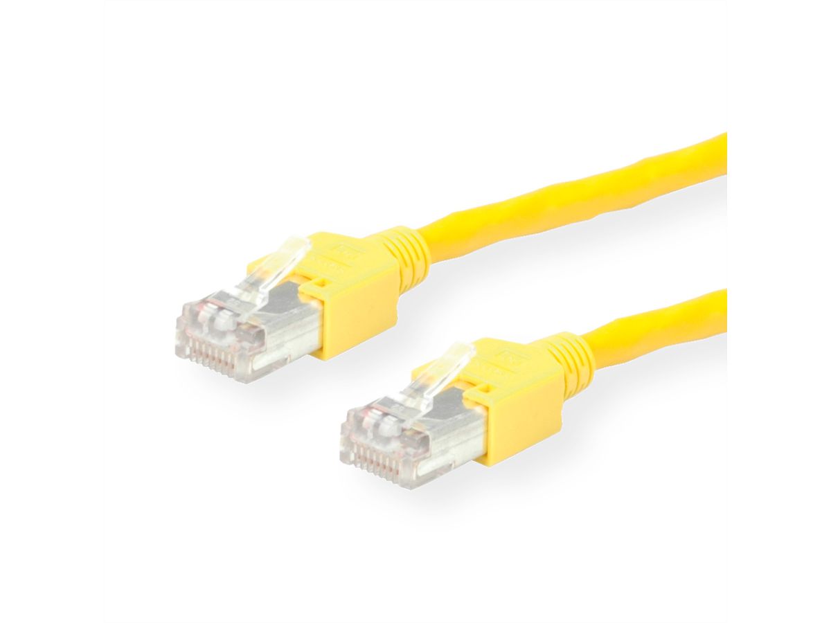 KERPEN Patchkabel Cat.5e (Class D) SF/U, MegaLine D1-20, gekreuzt, gelb, 2 m
