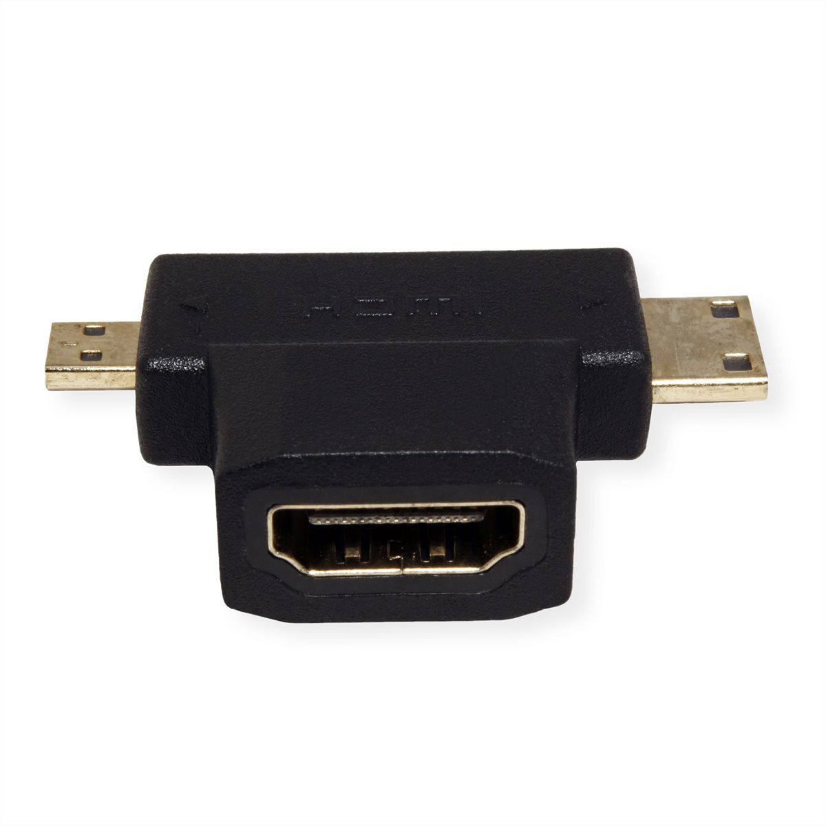 VALUE HDMI T-Adapter HDMI  - HDMI Mini + HDMI Micro