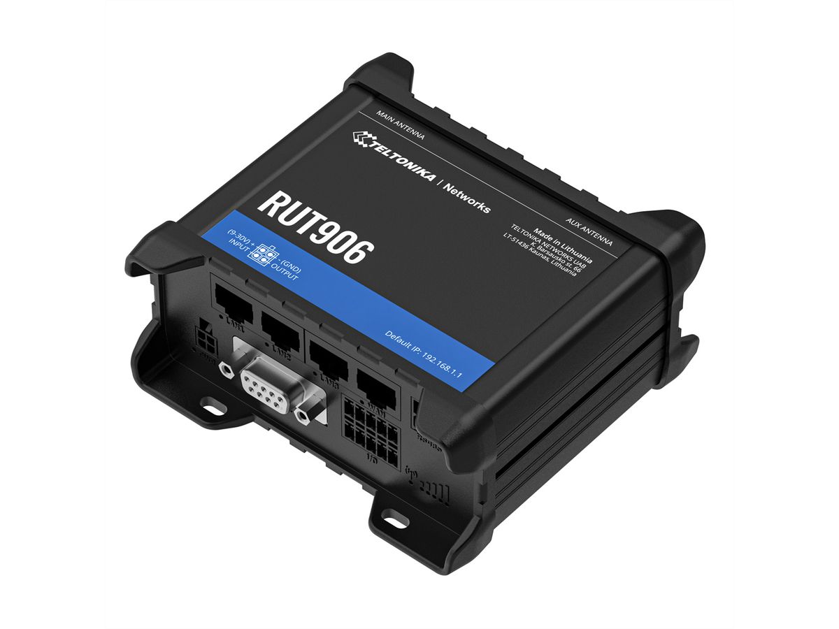 TELTONIKA RUT906 4G/LTE RS232/RS485 Routeur