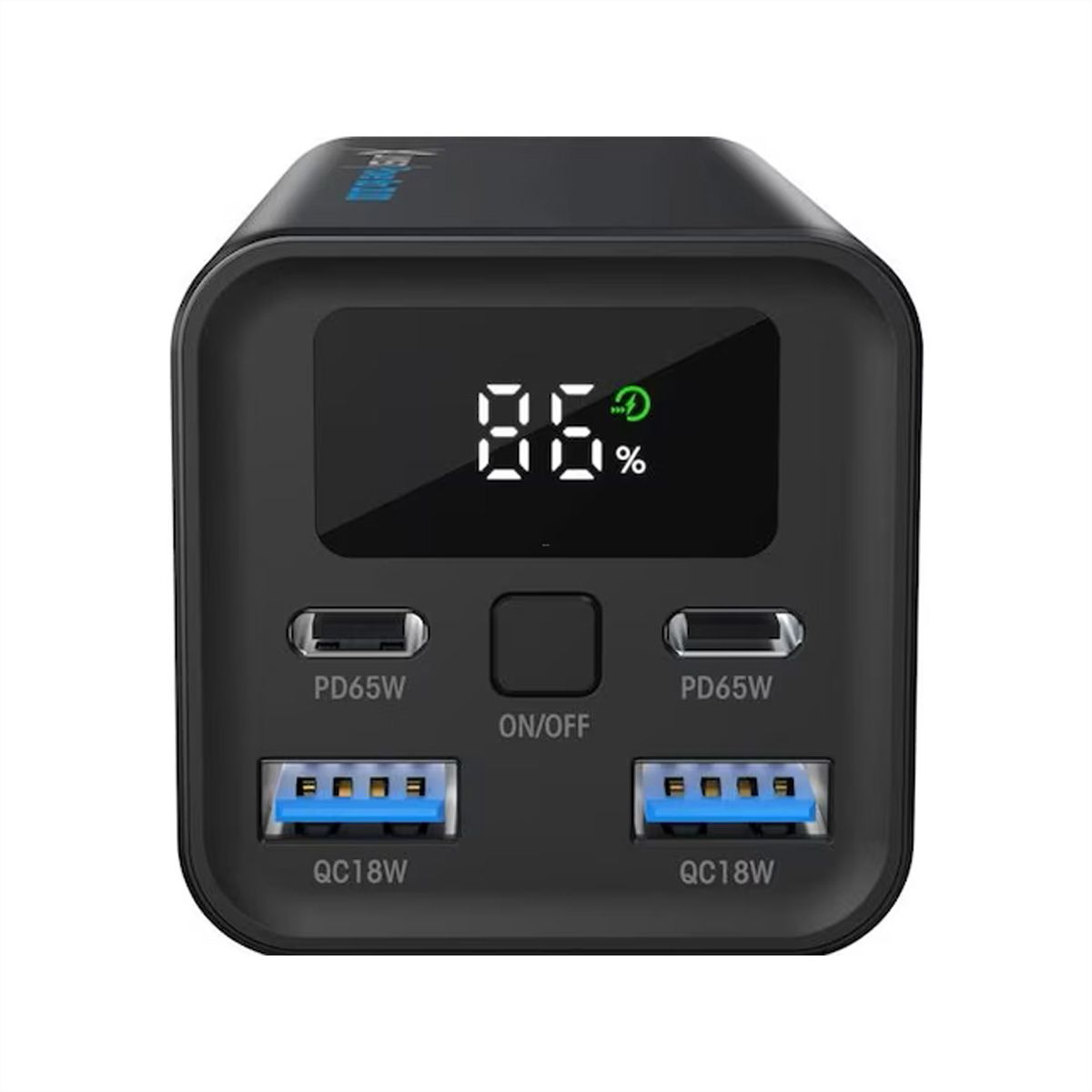 Xlayer Powerbank Solid 20'000mAh, USB C, USB A, Output 2.1 A, schwarz
