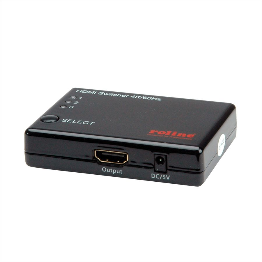 ROLINE 4K HDMI Switch, 3-fach