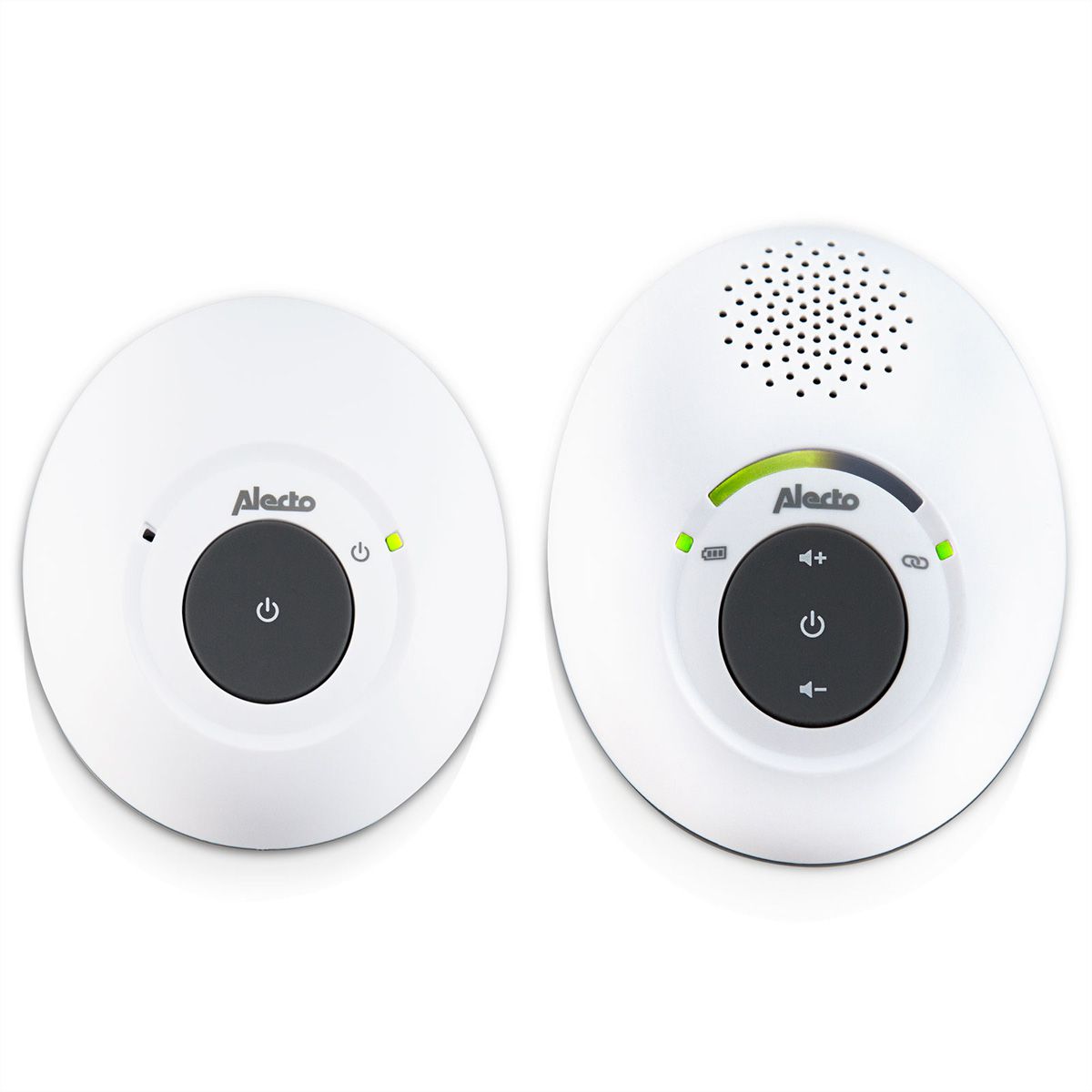 Alecto Téléphone bébé DECT Full Eco DBX-115, blanc, batterie, DECT, 50m/300m